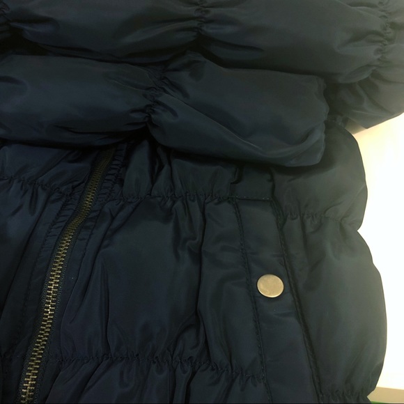 ☀️ Bethany Mota Navy Blue puffer hooded jacket - Picture 4 of 5